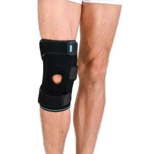 Ортез на коленный сустав со спиральными ребрами жесткости, Алком 4054