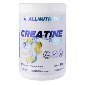 Креатин Creatine Muscle Max, 500 г, зі смаком лимона та лайма, All Nutrition