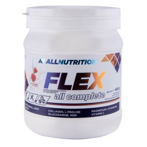 Комплекс для суставов, хрящей, связок Flex All Complete, 400 г, со вкусом клубники, All Nutrition