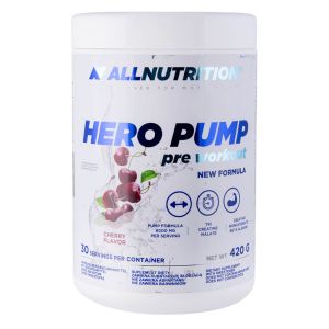 Передтрен Hero Pump Pre Workout, 420 г, зі смаком вишні, All Nutrition