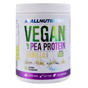 Протеин веганский гороховый, 500 г, со вкусом ванили, All Nutrition