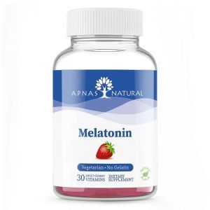 Мелатонін, 5 мг, 30 жувальних пастилок, Apnas Natural