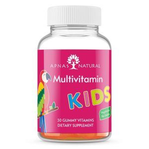 Мультивитамины для детей, 30 жевательных пастилок, Apnas Natural