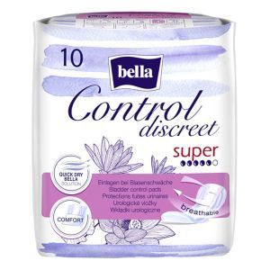 Прокладки урологические Bella control discreet super, 10 шт.