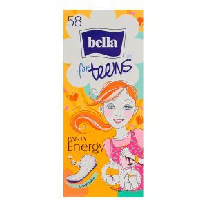 Прокладки гигиенические ежедневные Bella panty for teens energy, 58 шт.