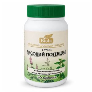 Суміш Високий потенціал, 90 таблеток, Biola