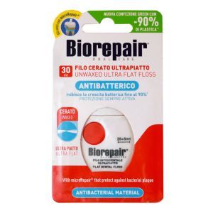 Зубна нитка BioRepair Захист ясен, з гідроксиапатитом і гіалуроновою кислотою, 30 м