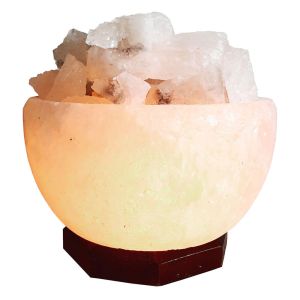 Соляна лампа "Чаша вогню", 3-4 кг