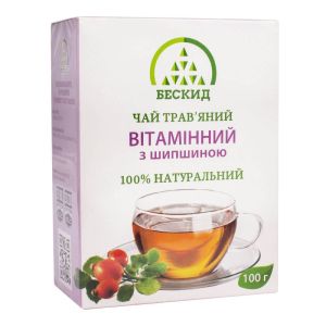 Трав'яний чай "Вітамінний" з шипшиною, 100 г