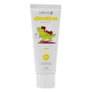 Зубная паста-гель Dentino Lime Junior, от 6 лет, со вкусом лайма,50 мл, Brilliante 