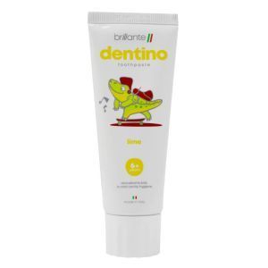 Зубна паста-гель Dentino Lime Junior, від 6 років, зі смаком лайма, 50 мл, Brilliante