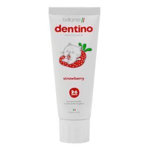 Зубная паста-гель Dentino Strawberry Junior, 2-6 лет, со вкусом клубники, 50 мл, Brilliante 