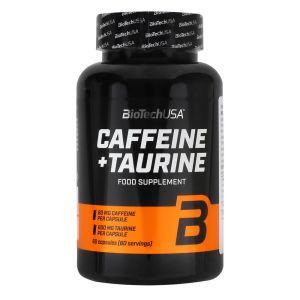 Caffeine + Taurine, 60 капсул, BioTech