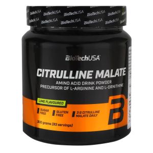 Аминокислота Citrulline Malate, 300 г, лайм, BioTech