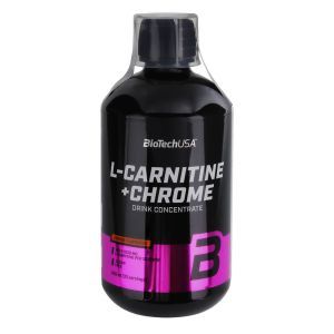 Жироспалювач L-carnitine 35.000 мг + Chrome 500 мл, апельсин, BioTech