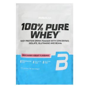Протеїн 100% Pure Whey, 454 г, зі смаком вишневого йогурту, BioTech