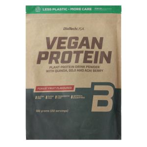 Протеин Vegan Protein, 500 г, лесные ягоды, BioTech