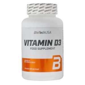 Вітамін D3, 50 мкг, 60 таблеток, BioTech