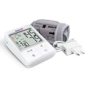 Автоматичний тонометр B. WELL MED-58, універсальна манжета, адаптер, кабель USB-C в комплекті