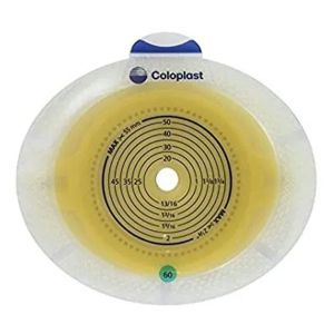 Пластина 10035, для двокомпонентного калоприймача, фланець 60 мм, виріз 10-55 мм, Coloplast