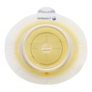 Пластина 10045, для двокомпонентного калоприймача, фланець 70 мм, виріз 10-65 мм, Coloplast