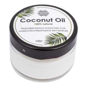 Масло кокоса (низкотемпературная экстракция), 130 мл, Cryo Cosmetics