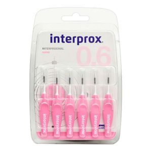 Щетка межзубная 0,6 мм, INTERPROX 4G Nano, 6 шт.