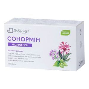 БАД Сонормин, 30 капсул, Добрадия