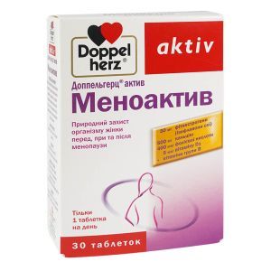 Вітамінний комплекс Меноактив, 30 таблеток, Doppelherz