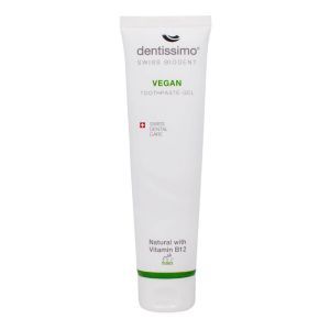 Зубная паста-гель Vegan with Vitamin B12 (Веган с витамином В12), 75 мл, Dentissimo