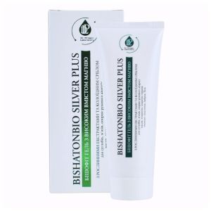 Бишофит гель с коллоидным серебром и растительными экстрактами BISHATONBIO SILVER PLUS, 60 мл, Лаборатория Доктора Пирогова