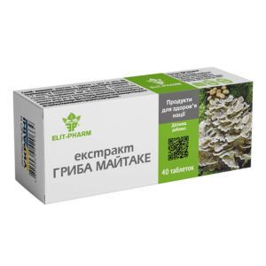 Екстракт гриба Майтаке, 80 таблеток, Еліт-фарм