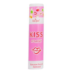 Бальзам для губ детский ENJEE KISS Ягодный, 6 мл, Красота и Здоровье