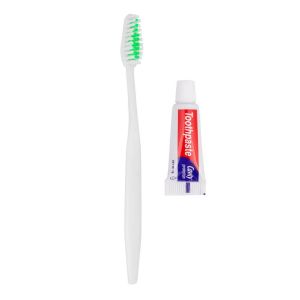 Зубной набор в индивидуальной упаковке ENJEE (зубная щетка + зубная паста, 3 г), Красота и Здоровье