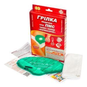 Грілка у разі ПМС сольова багаторазова, 10х10 см, Farmasorbe