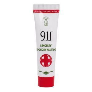 Веногель 911 із кінським каштаном, 100 мл, Green Pharm Cosmetic