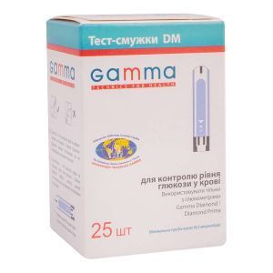 Тест-полоски Gamma Diamond, 25 шт.