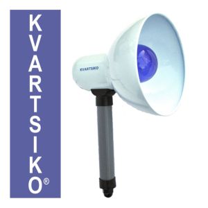 Синя лампа (рефлектор Мініна), KVARTSIKO-СЛ, 75 Вт, ручна