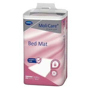 Пеленки впитывающие MoliCare Premium Bed Mat, 7 капель, 90x60 см, 25 шт., HARTMANN