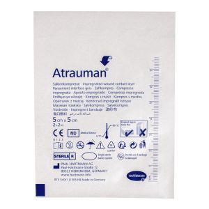 Повязка атравматическая мазевая Atrauman, 5x5 см, HARTMANN