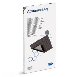 Повязка, пропитанная серебром, Atrauman Ag, 10x20 см