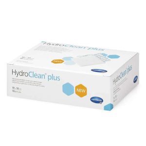 Повязка стерильная HydroClean plus активированная на рану для терапии во влажной среде, 10 см, HARTMANN