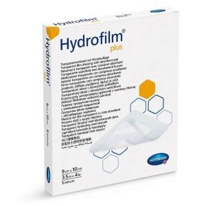 Повязка прозрачная пленочная Hydrofilm Plus с абсорбирующей подушечкой, 9х10 см, HARTMANN
