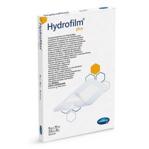 Повязка прозрачная пленочная Hydrofilm Plus с абсорбирующей подушечкой, 9х15 см, HARTMANN
