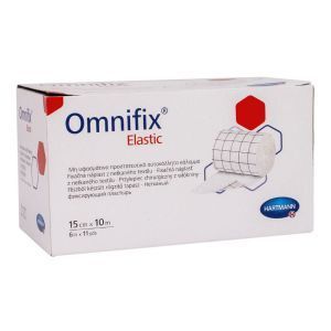 Пластырь эластичный фиксирующий на нетканой основе Omnifix Elastic 15 см x 10м, HARTMANN