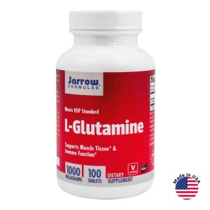 L-глутамин, 1000 мг, 100 капсул, Jarrow Formulas