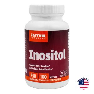 Інозитол, 750 мг, 100 капсул, Jarrow Formulas