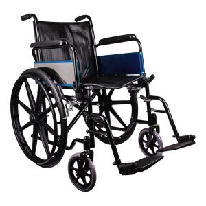 Інвалідний візок із посиленою рамою та відкидними підлокітниками Ridni Drive KJT606B