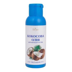Косметична кокосова олія для волосся й тіла натуральна, 100 мл, Красота та Здоров'я