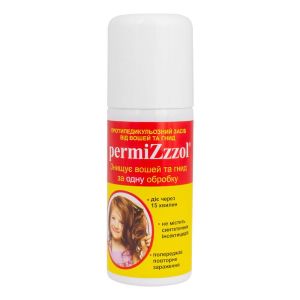 Профилактическое средство от вшей и гнид Пермизол (PERMIZZZOL), 70 мл, Красота и Здоровье